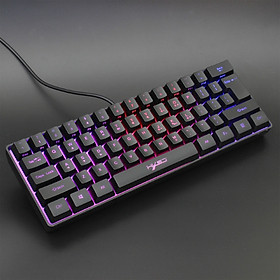 Mua Bàn Phím gaming mini Led RGB V700 giả cơ nhỏ gọn - hàng nhập khẩu