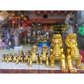 Mua Đôi Tỳ Hưu Bằng Đồng Cỡ Đại Cao 40cm