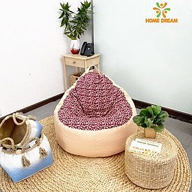 Ghế lười Coco M Họa tiết Hoa Daisy