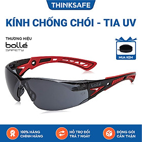 Mua Kính bảo hộ Bolle Rush Plus - Kính chống đọng nước chống xước tia UVA/UV Mắt kiếng trong suốt bảo vệ mắt lao động đi xe máy thể thao thời trang