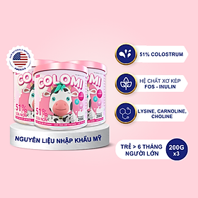  Combo 3 Sữa non COLOMI dành cho trẻ em (200g)