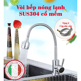 Mua  Tổng Hợp  Các loại vòi rửa chén vòi bếp nóng lạnh SUS304 bán chạy + 02 dây cấp nước HVMMA ITALIA