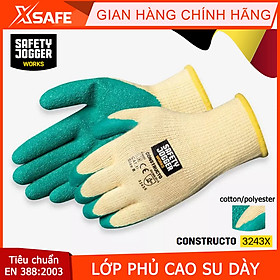 Găng tay bảo hộ Jogger Constructo - Bao tay lao động dày dặn, độ bám tốt, tiêu chuẩn EN 388:2003 - XSAFE