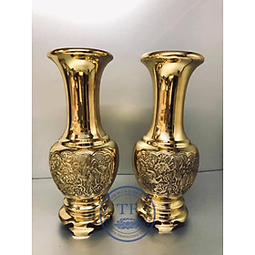 Mua Lọ Hoa Thờ Bằng Đồng Cỡ Lớn cao 36cm TM12132