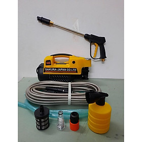 Mua Máy rửa xe SAKURA  máy rửa xe công suất lớn 2500w  tặng kèm bình xịt xà phòng