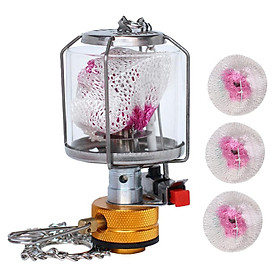 Mini Pocket Camping Gas Lamp Outdoor Camping Butane Tent Light with 3 Mantles