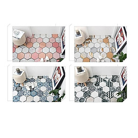 Mua Thảm Nhựa Đan Rối Hoa Văn Lát Gạch Trang Trí Sàn Nhà Cửa Ra Vào