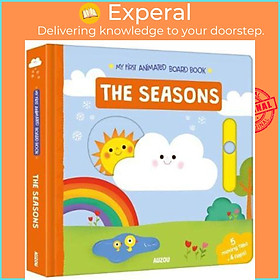 Hình ảnh sách Sách - My First Interactive Board Book: Seasons by M Neradova (US edition, paperback)