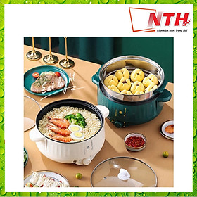 NỒI LẨU 28CM KÈM LỒNG HẤP INOX -NTH