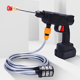 Mua Máy rửa xe ô tô  xe máy gia đình áp lực cao dùng pin cầm tay  công suất 400w 2 pin 48v (Tặng kèm 1 món quà tri ân)- Hàng chính hãng