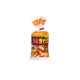 MÌ TƯƠI ITSUKI 3SHOKU YAKISOBA 510G (12C/T)