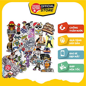 Hiphop - Set 30 sticker hình dán