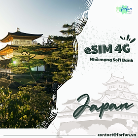 eSim 4G du lịch Nhật Bản [Giá rẻ - Hỗ trợ 24/7