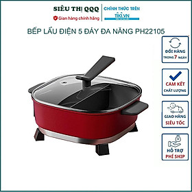 Mua Bếp lẩu điện 2 ngăn cao cấp PH22105 - Hàng chính hãng