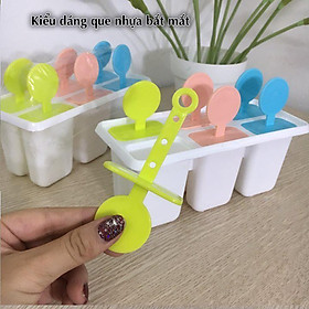 Mua Khuôn kem 3 màu  6 cây nhựa Việt Nhật cho bé