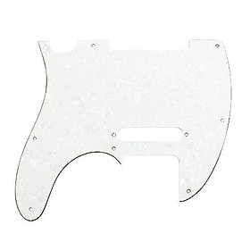 Pearl White Pickguard 3 Holes 8 Holes for