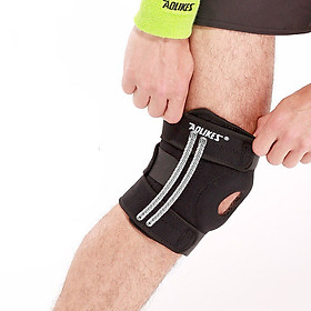 Đai bảo vệ đầu gối hỗ trợ xương bánh chè đệm đầu gối có lỗ thoáng khí Four spring Sport knee protector Aolikes A-7618