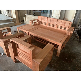 Mua BỘ BÀN GHẾ GỖ SỒI PHÒNG KHÁCH