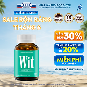 Viên Uống Bổ Mắt WIT Ecogreen Giảm Mỏi Mắt, Tăng Cường Thị Lực Mắt Cho Bé Và Người Lớn