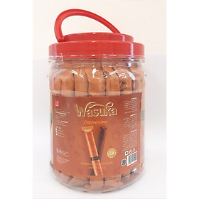Bánh Quế Wasuka Vị Cà Phê Sữa (Hũ 45 thanh x 12gr)