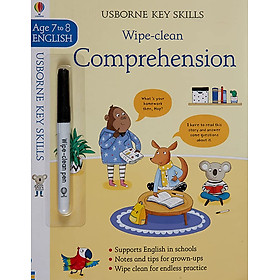 Sách Viết xóa tiếng Anh: Wipe-Clean Comprehension 7-8