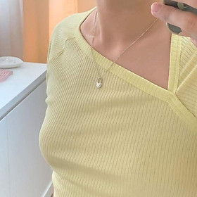 Dây chuyền bạc tim 999  YN JEWELRY