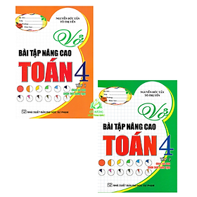 Hình ảnh Sách - Combo Vở Bài Tập Nâng Cao Toán 4 Tập 1 + 2 (Bám Sát SGK Chân Trời Sáng Tạo) (Bộ 2 Cuốn)