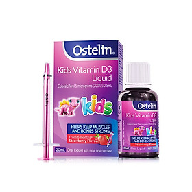 Ostelin Vitamin D3 nhỏ giọt cho bé vị dâu chính hãng từ Úc