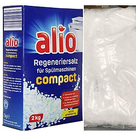 Combo viên rửa bát alio 100 viên+muối alio 2kg+bóng alio 1000ml