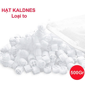 Hạt Kaldnes lọc nước bể cá 100Gr hạt to cao cấp, tạo oxy hồ thủy sinh dùng kèm máy sủi sục khí oxy hồ cá - 500Gr