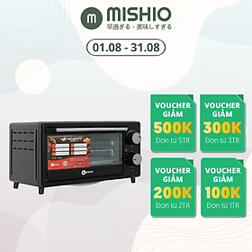 Mua Lò nướng Mishio MK177 14L – Màu đen - Hàng chính hãng