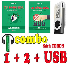 Combo sách Tự động hóa doanh nghiệp tập 1 + tập 2 + Audio sách nói về quản trị