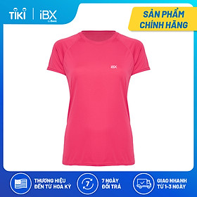 Áo thun nữ thể thao tay ngắn iBasic IBX045 logo ngẫu nhiên
