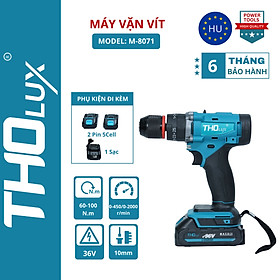 Mua Máy vặn vít Tholux M-8071 Dùng pin Không Chổi Than  Lực Siết 100N.m