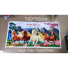 Mua Tranh thêu thành phẩm mã đáo thành công 1m80*90