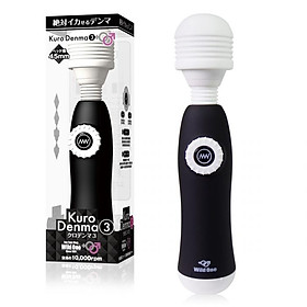 Chày Rung Siêu Mạnh Massage Toàn Thân Kuro Denma 3 Nhật Bản - 10 Chế Độ Rung - Sử Dụng Pin AA - Che Tên Sản Phẩm - Che Tên Sản Phẩm