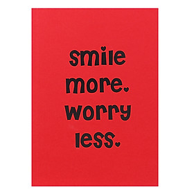 Sổ Tay Papermix - Smile More, Worry Less
