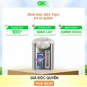 Bình Thủy Điện Tử Tiger PVW-B30W - 2.91L - Hàng Chính Hãng