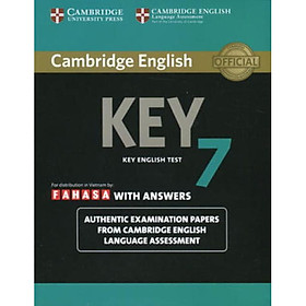 [Download Sách] Cambridge English KEY - Key English Test 7 with Answers 