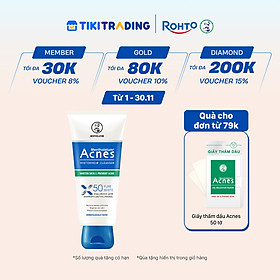 Sữa rửa mặt dưỡng trắng dạng kem Acnes Whitening+ Cleanser 100g