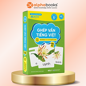 Flashcard Ghép Vần Tiếng Việt - Thành Thạo - 60 Thẻ - Alpha Books