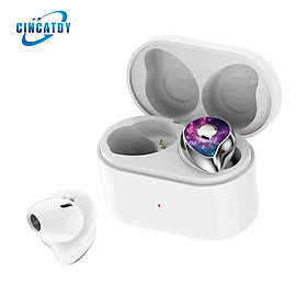 Hình ảnh CINCATDY Tai Nghe Bluetooth V5.0 Earbuds Gaming Headphone True Wireless Headset SE-6 - Hàng Chính Hãng