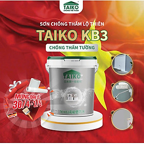 Mua Combo 2 Kg Sơn Chống Thấm TAIKOMI KB3 - Chuyên Chống Thấm Tường Nhà / Hiệu Ứng Cánh Sen Kháng Nước