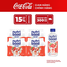 [SALE 11.11] Lốc 24 Chai Nutriboost Energyze Blend 297ml – Sữa Trái Cây Bổ Sung Năng Lượng, Coca-Cola Official Store