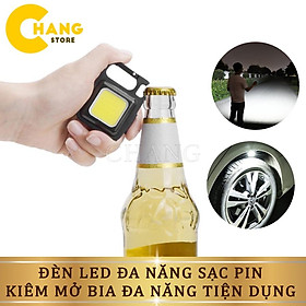 Đèn Led COD Mini Khẩn Cấp Đa Năng, Sạc USB Tích Hợp Mở Bia Và Móc Khóa Nhỏ Gọn Tiện Dụng