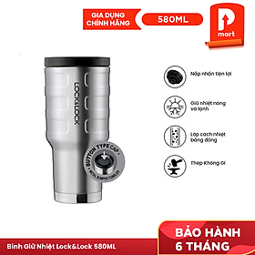Bình Giữ Nhiệt Lock&Lock Bumper Tumbler LHC4140SLV 580ml Bạc