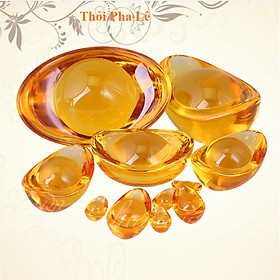 Mua Thỏi vàng Pha Lê chiêu tài lộc 2.5cm  5cm - thờ cúng