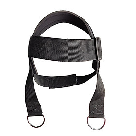 Weight Lifting Strength Training with Metal Loop Bodybuilding Wrestling Exercise Gym Head Neck Harness for Dip Belt Workout Women Men Home