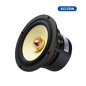 AIYIMA 1 Cái 5.25 Inch Toàn Dải Âm Thanh Loa 4 8 Ohm 50W Nhôm Nón Bullet Loa Kệ Sách HIFI Loa Rạp Hát Tại Nhà Color: 8 Ohm Speaker