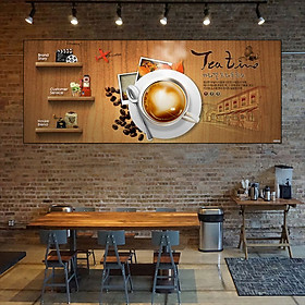 Tranh trang trí quán cà phê đẹp GDT-81